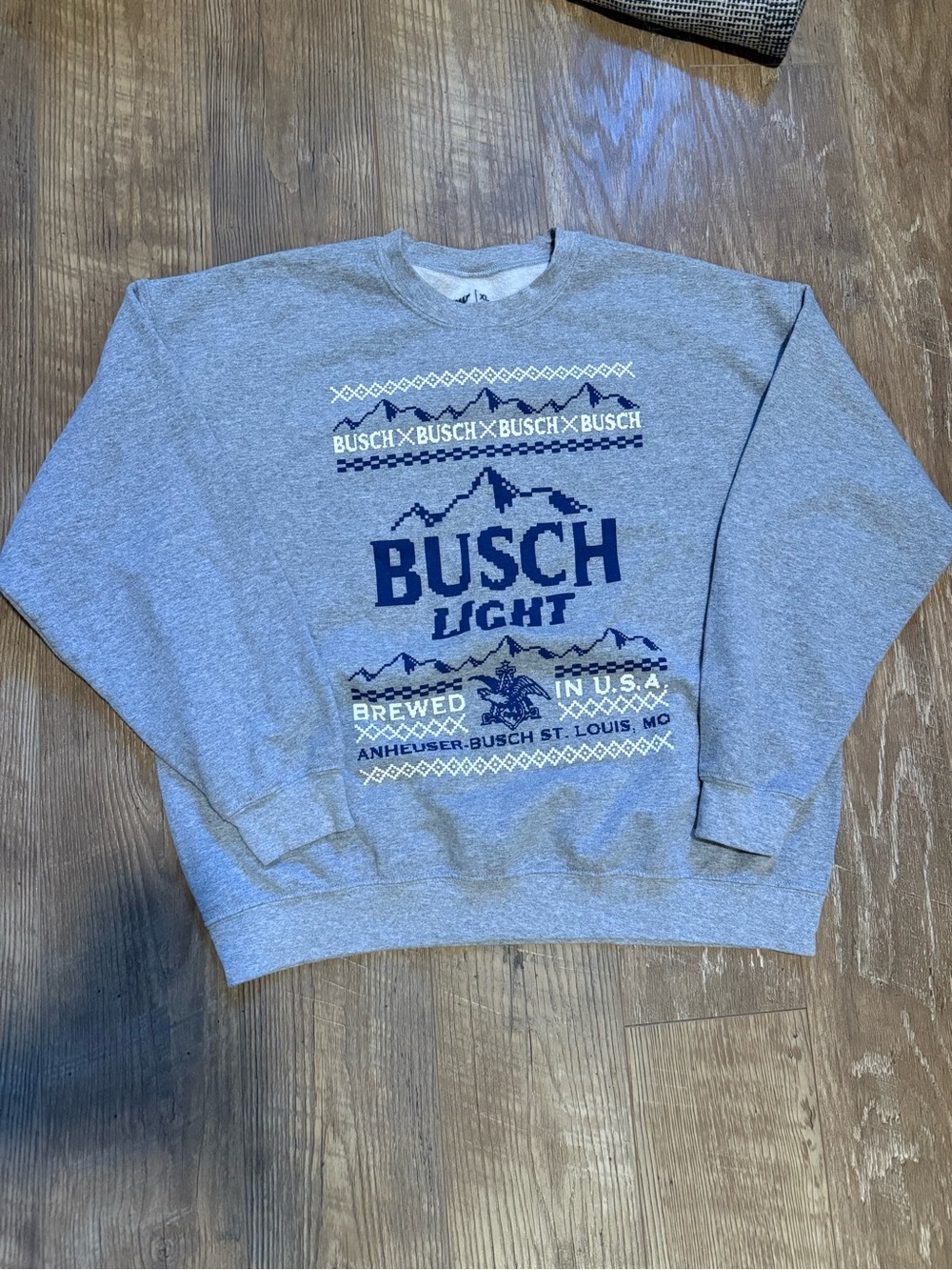 Busch Light Holiday Crewneck Unisex